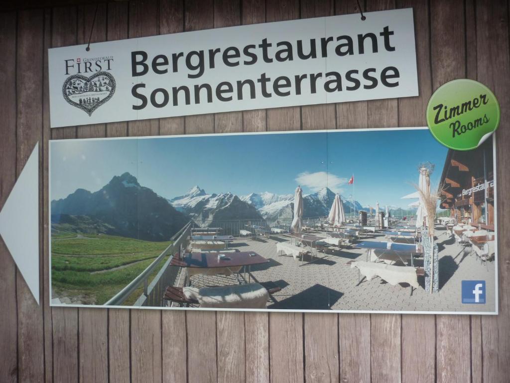 Berggasthaus First - Only Accessible By Cable Car Grindelwald Exterior photo